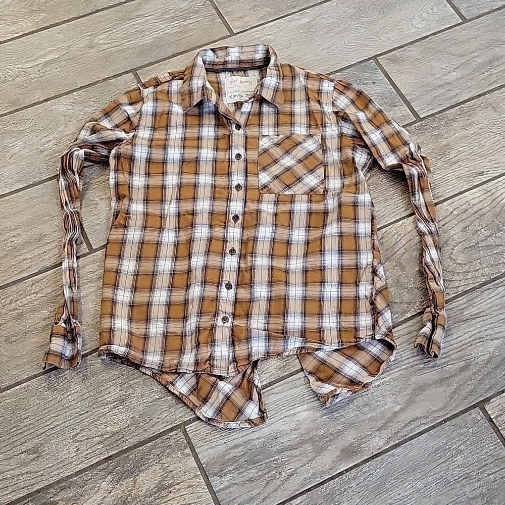 Woman's Cotton Flannel Shirt Size Small